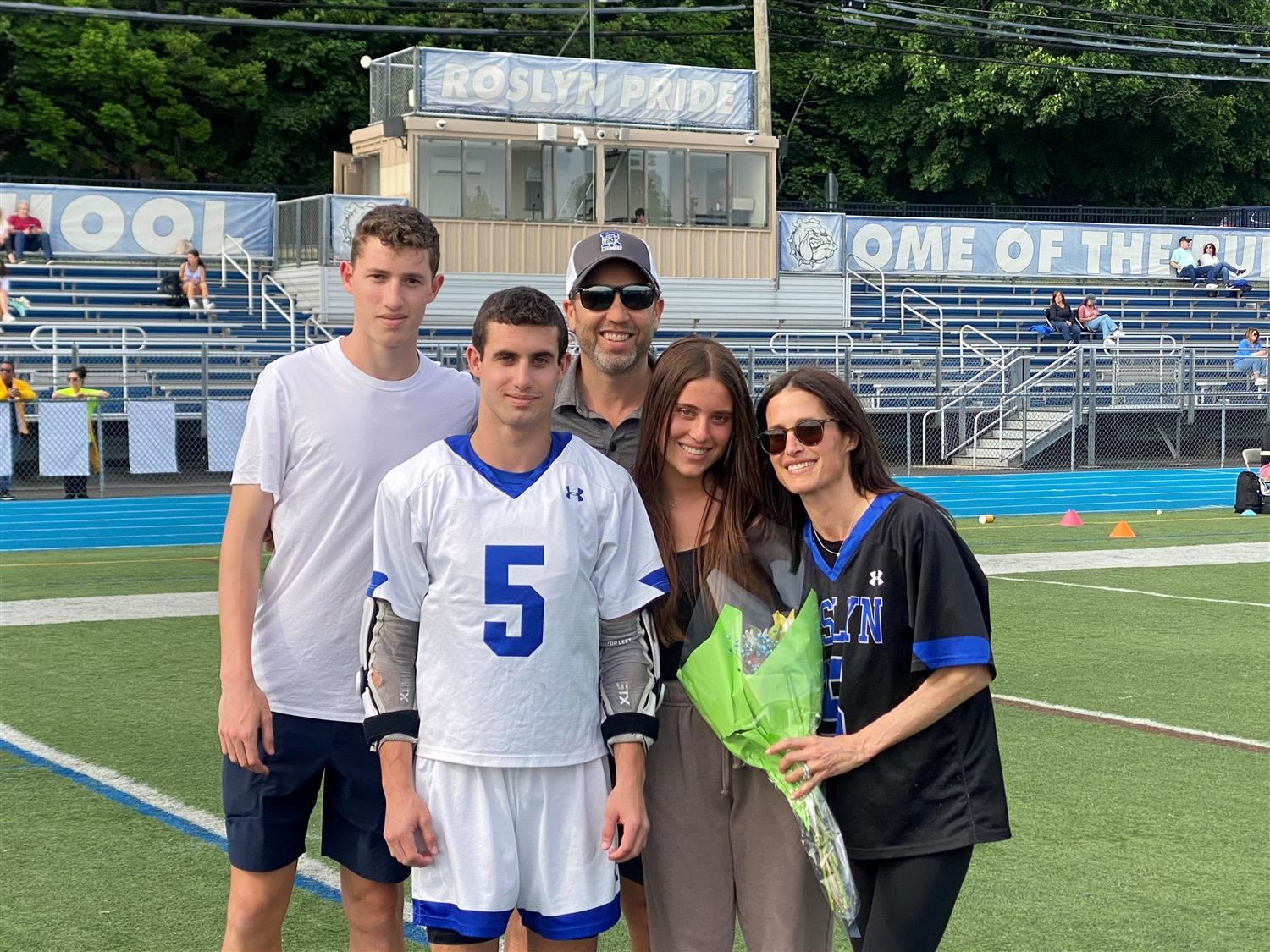 Senior Athlete and Family